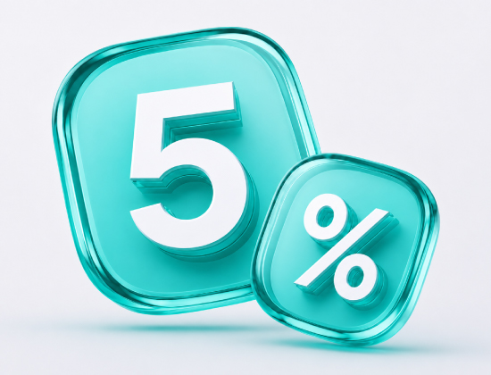 Скидка 5%