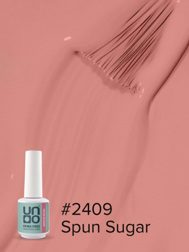 UNO, HEMA FREE, Гель-лак 2409 Сахарная пудра - Spun Sugar, 10 г фото 3
