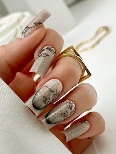 UNO, Моделирующий цветной гель Reflective Shine Builder Gel Sand Storm, 15 г фото 7