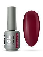 UNO, PEDICURE LINE, 120 Однофазный гель-лак, бордовый, 8 г					