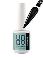 UNO, HEMA FREE, Гель-лак 2402 Угольно-черный - Jet Black, 10 г