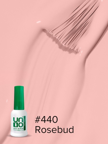 UNO, Гель-лак 440 Розовый бутон - Rosebud, 8 мл фото 4