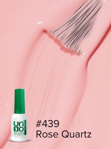 UNO, Гель-лак 439 Розовый кварц - Rose Quartz, 8 мл фото 4