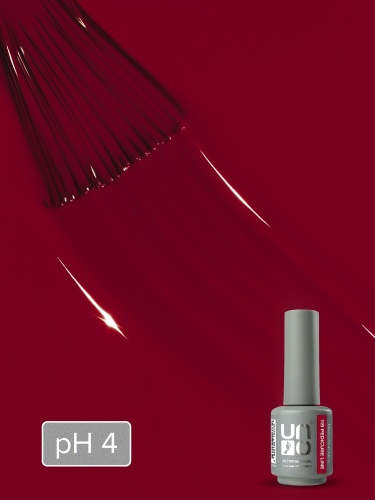 UNO, PEDICURE LINE, 119 Однофазный гель-лак, вишневый, 8 г фото 3
