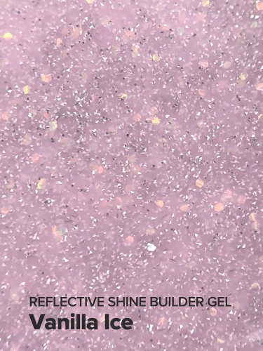 UNO, Моделирующий цветной гель Reflective Shine Builder Gel Vanilla Ice, 15 г фото 5