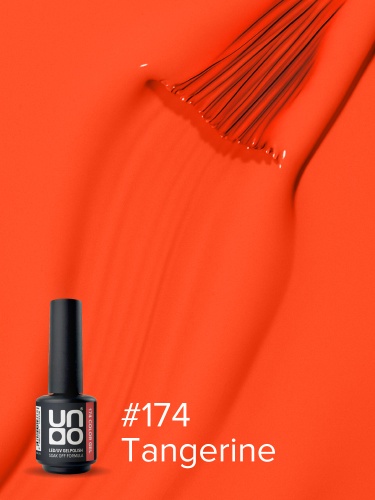 UNO, Гель-лак 174 Мандарин - Tangerine, 8 г фото 4