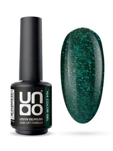 UNO, Гель-лак 164 Изумруд - Emerald, 8 г