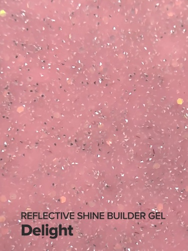 UNO, Моделирующий цветной гель Reflective Shine Builder Gel Delight, 15 г фото 5