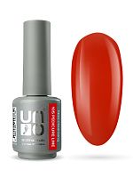 UNO, PEDICURE LINE, 105 Однофазный гель-лак, алый, 8 г					