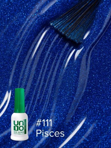 UNO, Гель-лак 111 Зодиак «Рыбы» - Pisces, 8 мл фото 3