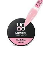 UNO, Полиакриловый гель MIXGEL Candy Pink, камуфлирующий, шайба 30 г					