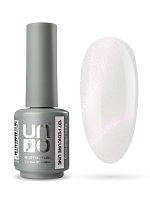 UNO, PEDICURE LINE, 137 Однофазный гель-лак, молочный с розовым шиммером, 8 г					