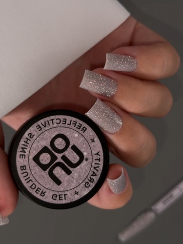 UNO, Моделирующий цветной гель Reflective Shine Builder Gel Gravity, 15 г фото 7