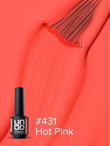 UNO, Гель-лак 431 Горячий розовый - Hot Pink, 8 г фото 4