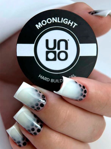 UNO, Моделирующий цветной гель Hard Builder Gel Moonlight, 15 г фото 3