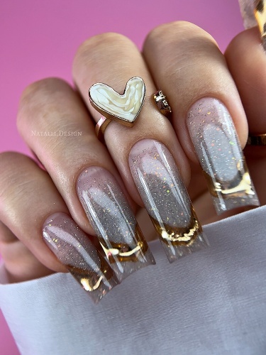 UNO, Моделирующий цветной гель Reflective Shine Builder Gel Sand Storm, 15 г фото 6