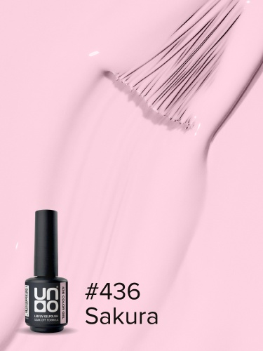 UNO, Гель-лак 436 Сакура - Sakura, 8 г фото 3