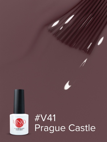 UNO LUX, V41 Гель-лак Prague Castle - Пражский град, 8 г фото 3