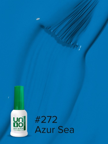 UNO, Гель-лак 272 Лазурное море - Azur Sea, 8 мл фото 4