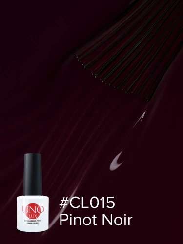 UNO LUX, CL015 Гель-лак Pinot Noir - Пино-Нуар, 8 г фото 3