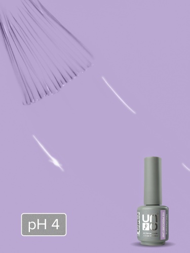 UNO, PEDICURE LINE, 113 Однофазный гель-лак, лиловый, 8 г фото 3