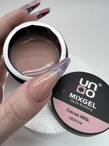UNO, Полиакриловый гель MIXGEL Cacao Milk, камуфлирующий, туба 30 г фото 15