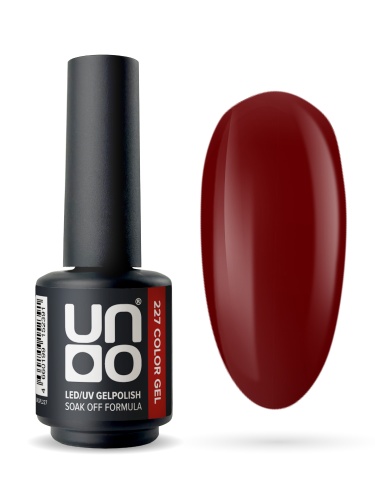 UNO, Гель-лак 227 Махагон - Mahogany, 8 г