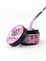 UNO, Моделирующий цветной гель-желе Jelly Gel Ice Pink, 15 г					