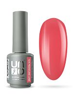 UNO, PEDICURE LINE, 124 Однофазный гель-лак, темно-коралловый, 8 г					