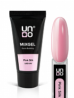 UNO, Полиакриловый гель MIXGEL Pink Silk, камуфлирующий, туба 30 г					