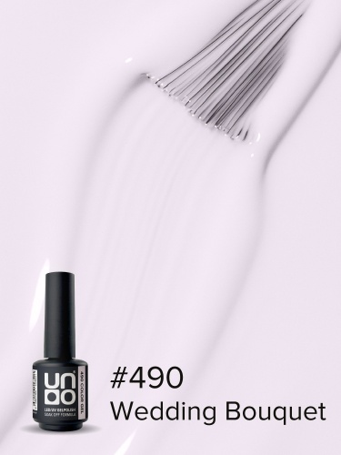 UNO, Гель-лак 490 Свадебный букет - Wedding Bouquet, 8 г фото 4