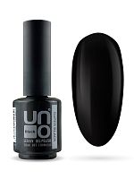 UNO, Гель-лак Супер Черный - Super Black, 10 г					