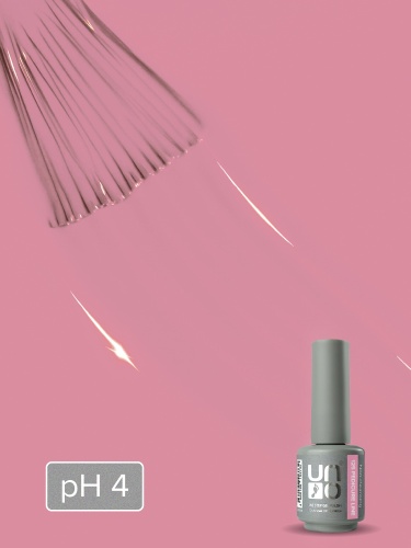 UNO, PEDICURE LINE, 125 Однофазный гель-лак, розовый, 8 г фото 3