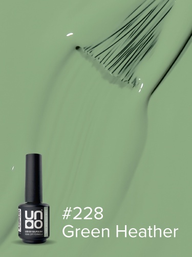 UNO, Гель-лак 228 Зеленый вереск - Green Heather, 8 г фото 3