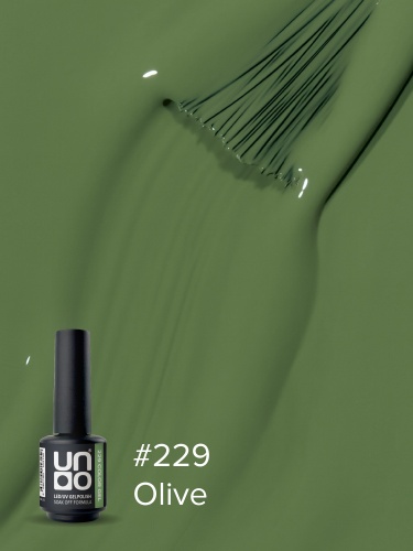 UNO, Гель-лак 229 Олива - Olive, 8 г фото 3