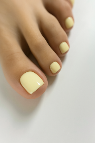 UNO, PEDICURE LINE, 109 Однофазный гель-лак, светло-желтый, 8 г фото 2