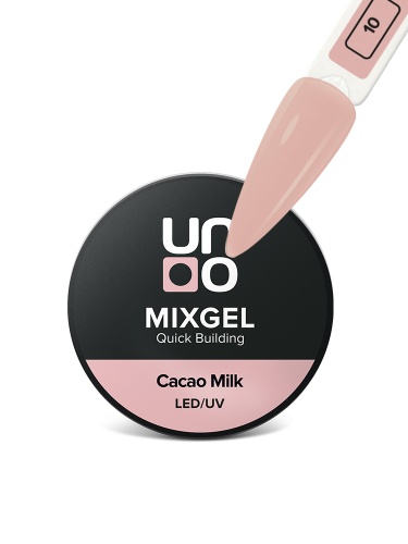 UNO, Полиакриловый гель MIXGEL Cacao Milk, камуфлирующий, шайба 30 г