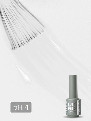 UNO, PEDICURE LINE, 107 Однофазный гель-лак, белый, 8 г фото 3