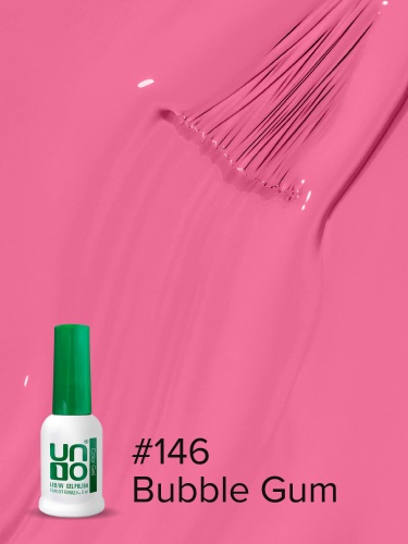 UNO, Гель-лак 146 Бабл гам - Bubble Gum, 8 мл фото 3