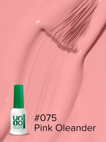 UNO, Гель-лак 075 Розовый олеандр - Pink Oleander, 8 мл фото 3