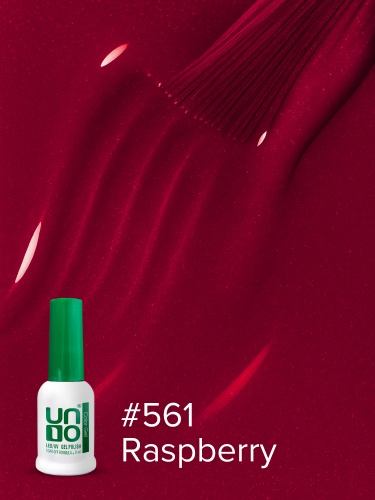 UNO, Гель-лак 561 Малина - Raspberry, 8 мл фото 4