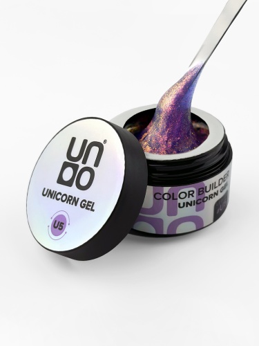 UNO, Моделирующий цветной гель Unicorn Gel # U5, 15 г