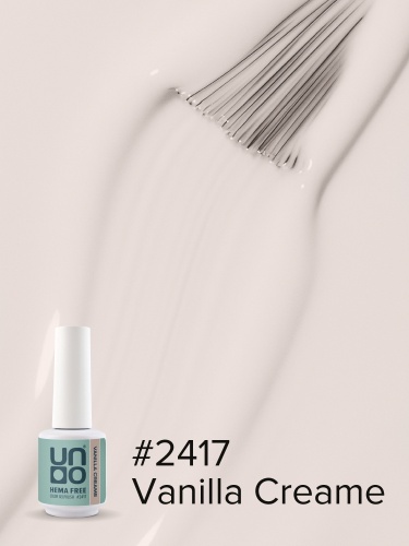 UNO, HEMA FREE, Гель-лак 2417 Ванильный крем - Vanilla Creame, 10 г фото 3