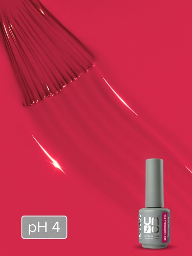 UNO, PEDICURE LINE, 104 Однофазный гель-лак, малиновый, 8 г фото 3