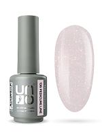 UNO, PEDICURE LINE, 136 Однофазный гель-лак, светло-розовый с шиммером, 8 г					