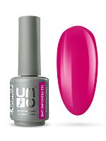 UNO, PEDICURE LINE, 122 Однофазный гель-лак, фуксия, 8 г					