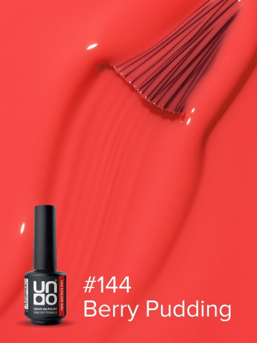 UNO, Гель-лак 144 Ягодный пудинг - Berry Pudding, 8 г фото 3