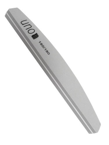 UNO, Шлифовщик 180/180 грит, серый (форма мост), 10 шт