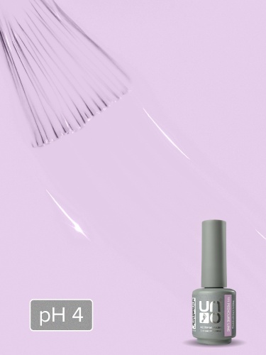UNO, PEDICURE LINE, 113 Однофазный гель-лак, лиловый, 8 г фото 3
