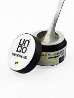 UNO, Моделирующий цветной гель Unicorn Gel # U1, 15 г					